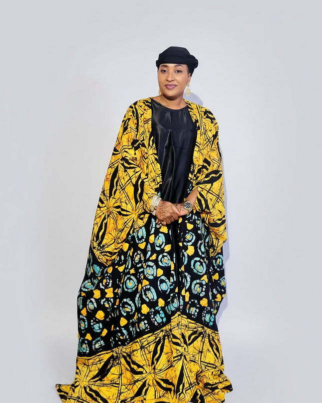 Ensemble kimono oversize - Jaune