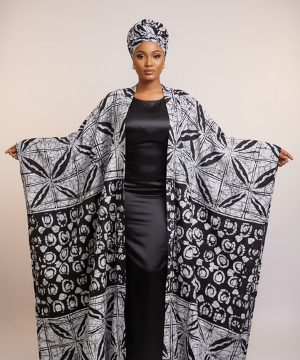 Ensemble kimono oversize - Blanc-n