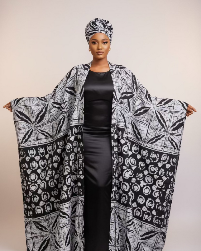 Ensemble kimono oversize - Blanc-n