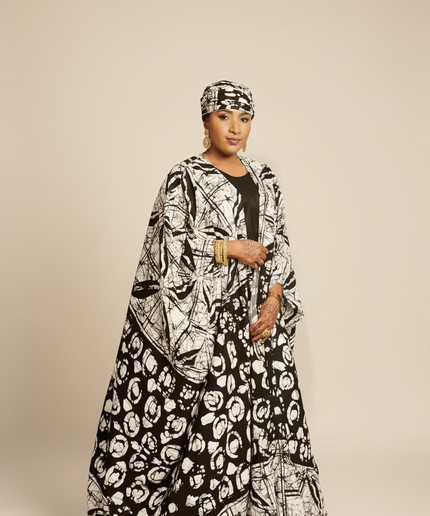 Ensemble kimono oversize - Blanc-n