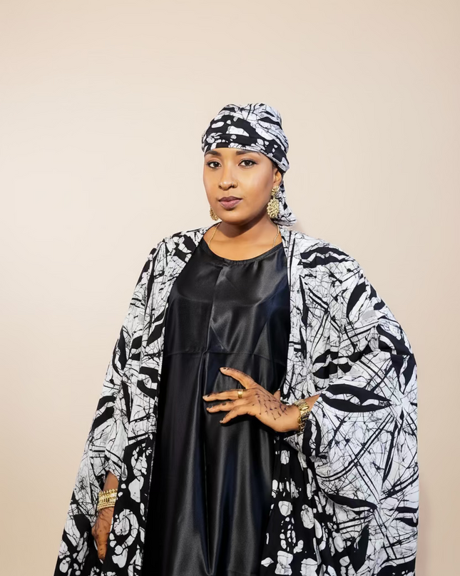 Ensemble kimono oversize - Blanc-n