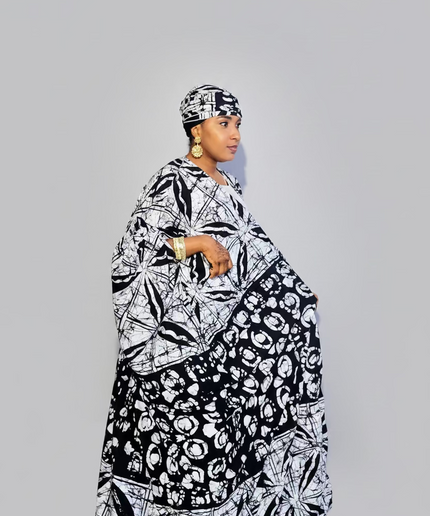 Ensemble kimono oversize - Blanc-b