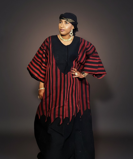 Robe abimbola aso oké - Rouge