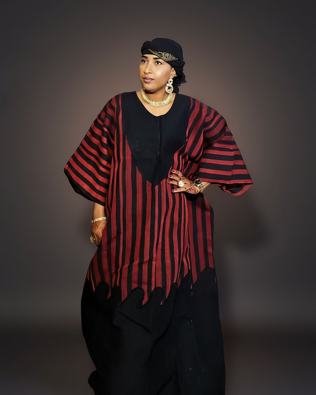 Robe abimbola aso oké - Rouge
