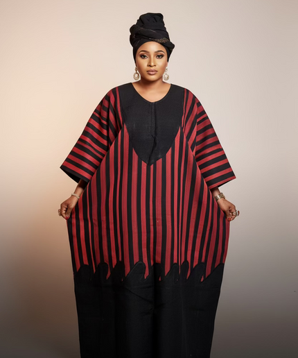 Robe abimbola aso oké - Rouge