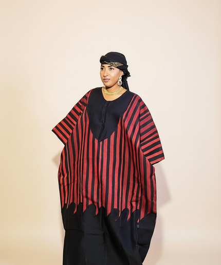 Robe abimbola aso oké - Rouge