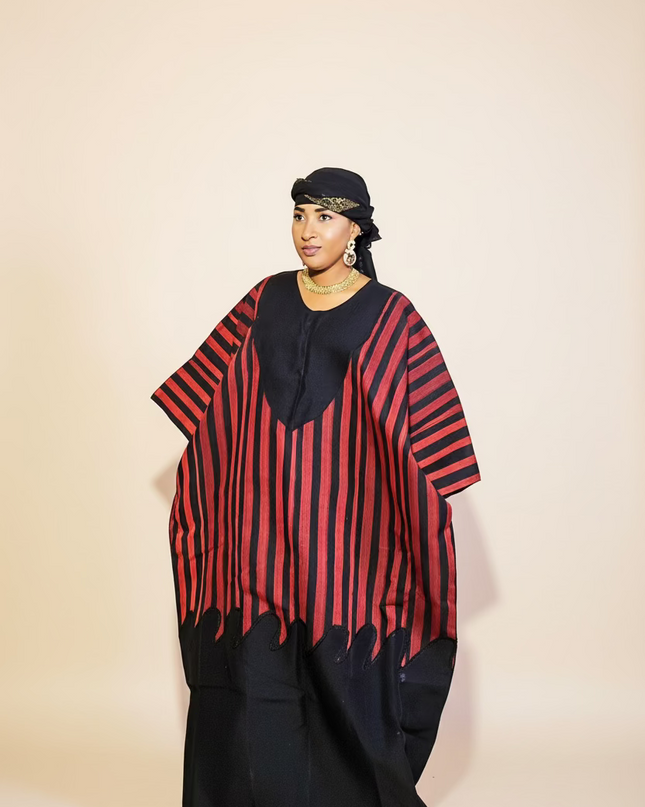 Robe abimbola aso oké - Rouge