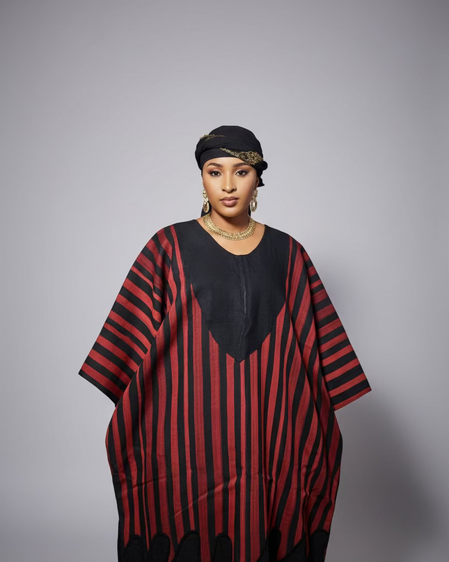Robe abimbola aso oké - Rouge