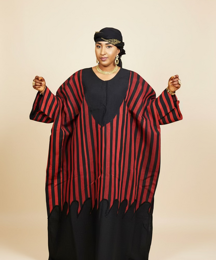 Robe abimbola aso oké - Rouge