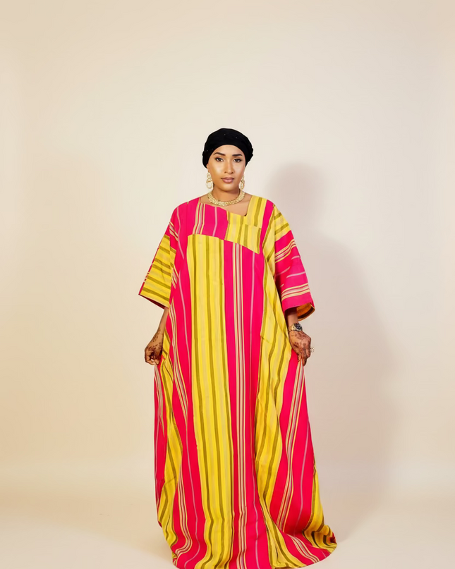 Boubou jummy aso oké - Rose jaune