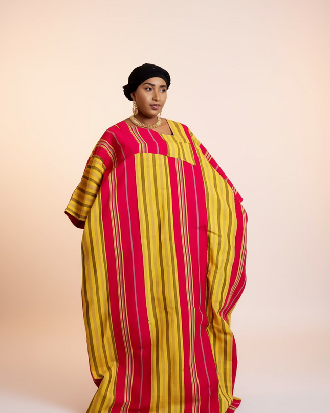 Boubou jummy aso oké - Rose jaune