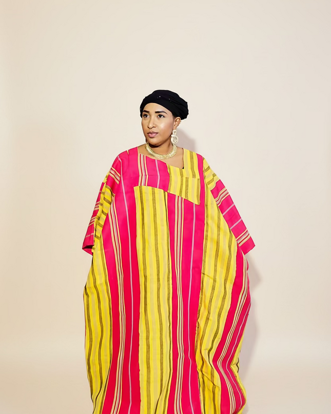 Boubou jummy aso oké - Rose jaune
