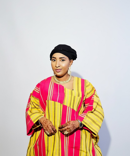 Boubou jummy aso oké - Rose jaune