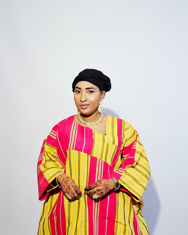Boubou jummy aso oké - Rose jaune