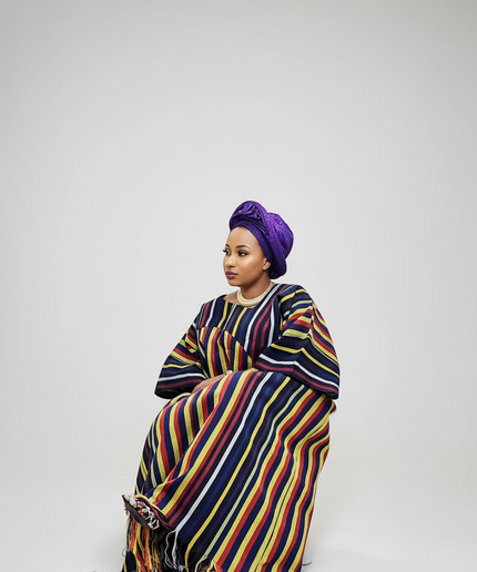 Boubou aso oke olutayo franges - Multicouleur