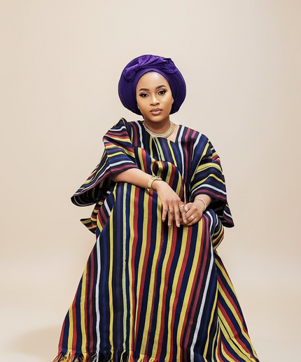 Boubou aso oke olutayo franges - Multicouleur