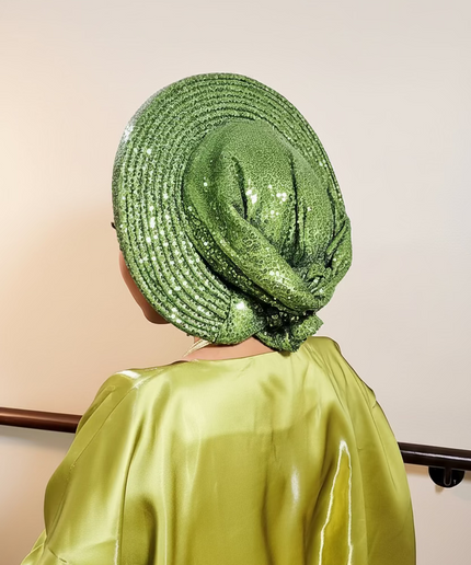 Chapeau nigérian 2 en 1 - Vert
