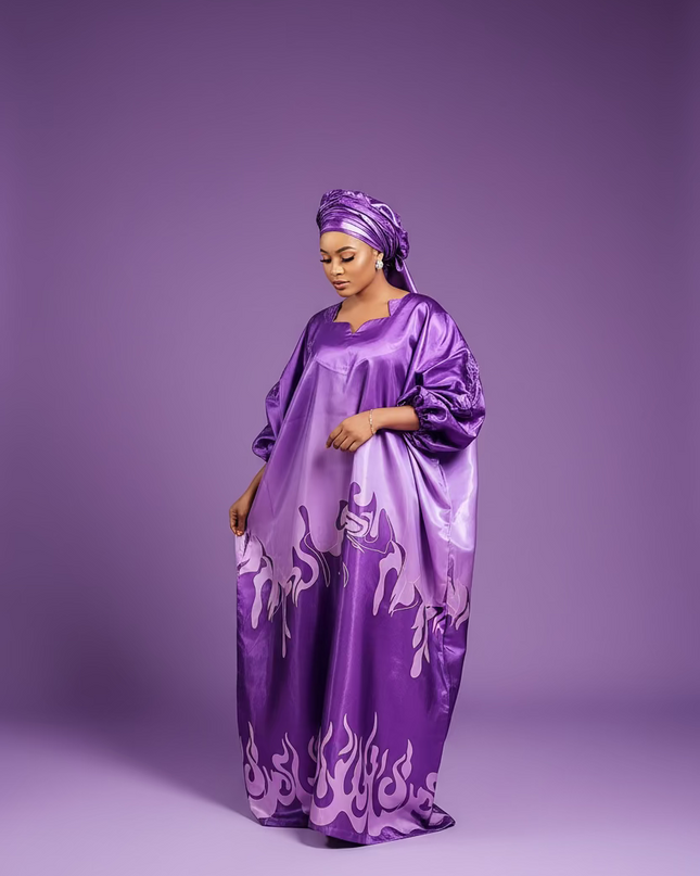 Boubou adesewa - Violet