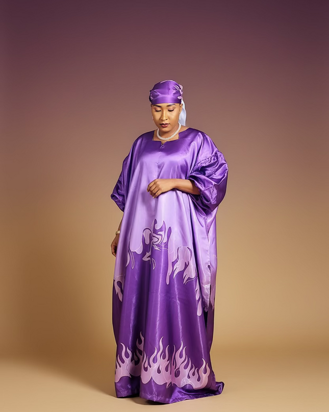 Boubou adesewa - Violet