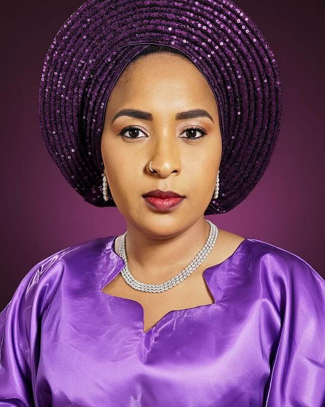 Chapeau nigérian 2 en 1 - Violet