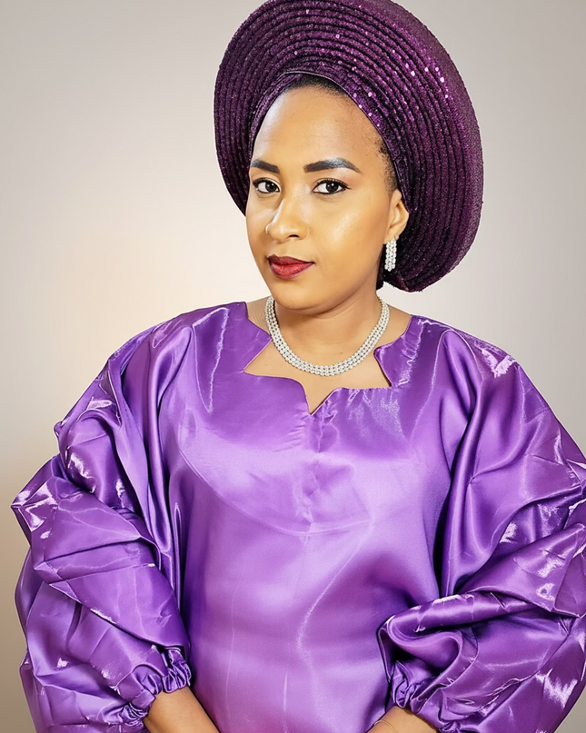 Chapeau nigérian 2 en 1 - Violet