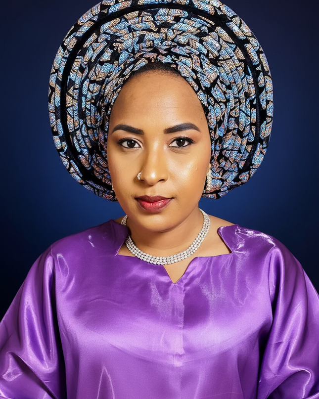 Chapeau nigérian 2 en 1 - Bleu ciel