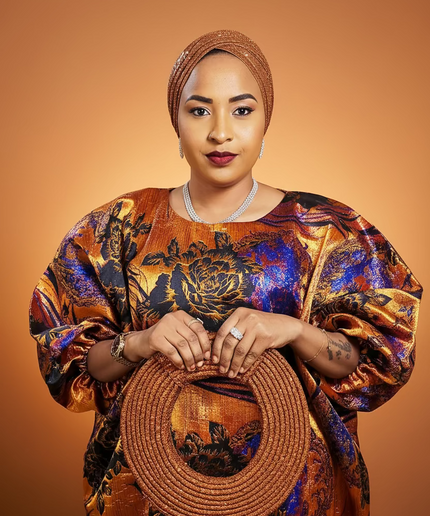 Chapeau nigérian 2 en 1 - Orange
