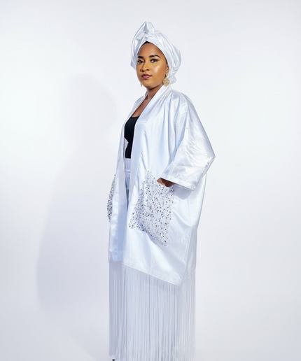 Ensemble kimono mikado - Blanc