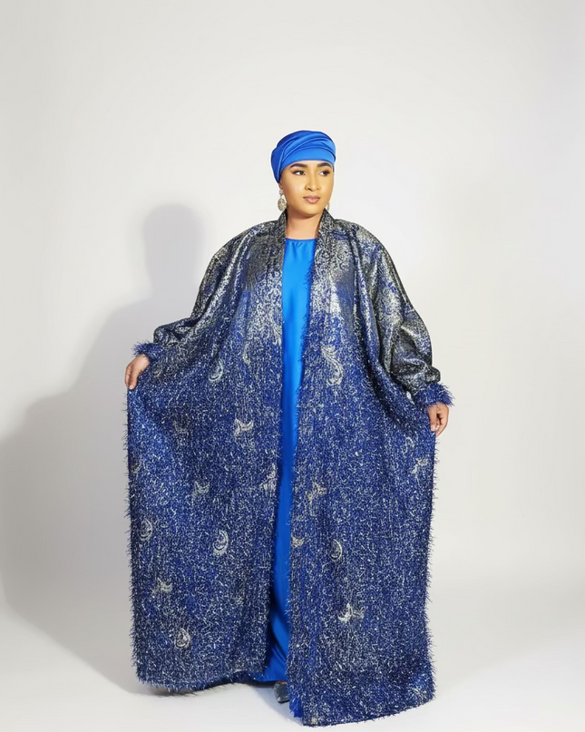 Ensemble khalessy sous robe - Bleu