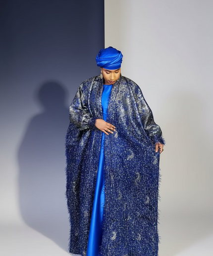 Ensemble khalessy sous robe - Bleu
