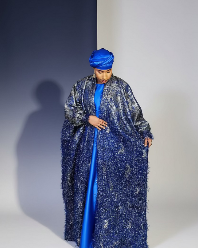 Ensemble khalessy sous robe - Bleu