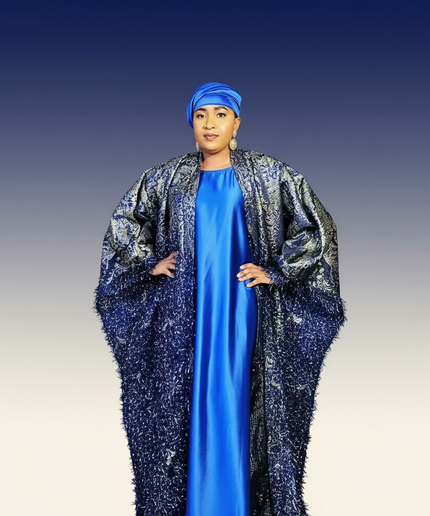 Ensemble khalessy sous robe - Bleu