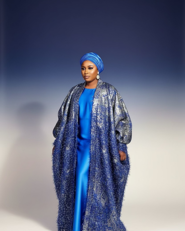 Ensemble khalessy sous robe - Bleu