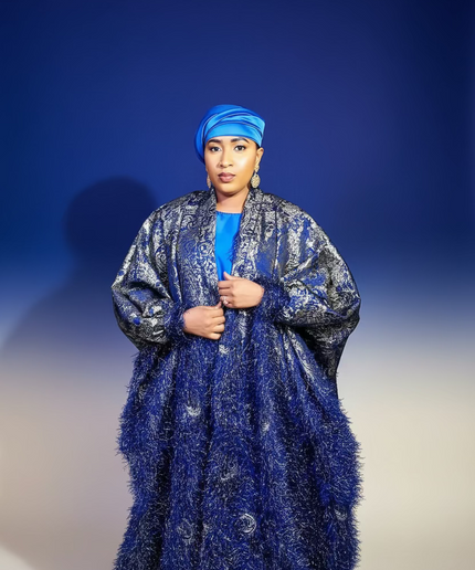 Ensemble khalessy sous robe - Bleu