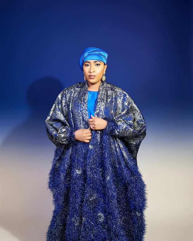 Ensemble khalessy sous robe - Bleu