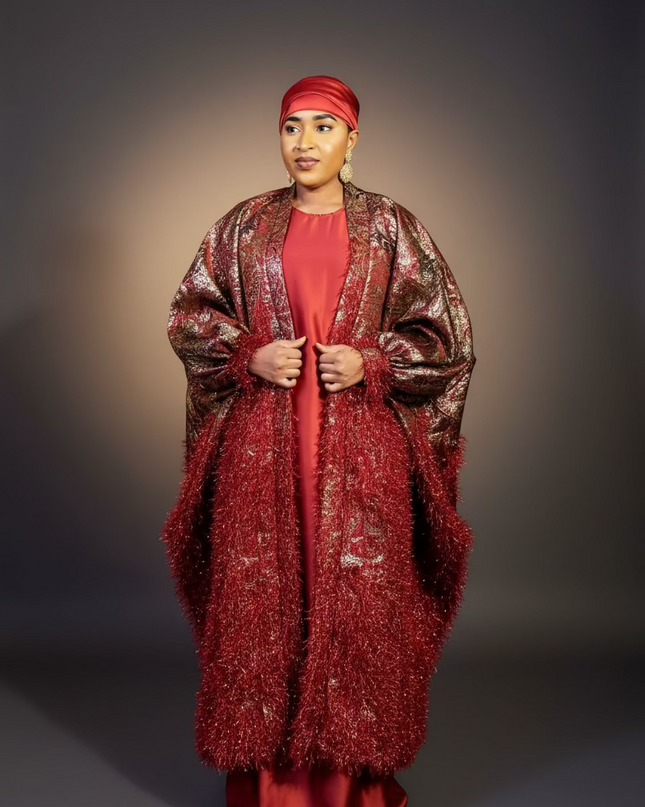 Ensemble khaleesy sous robe - Rouge