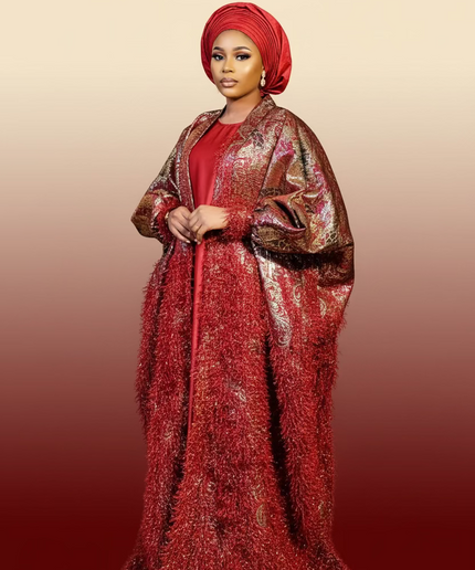 Ensemble khaleesy sous robe - Rouge