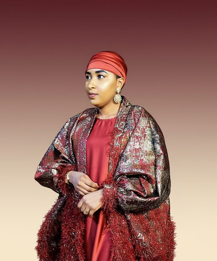 Ensemble khaleesy sous robe - Rouge