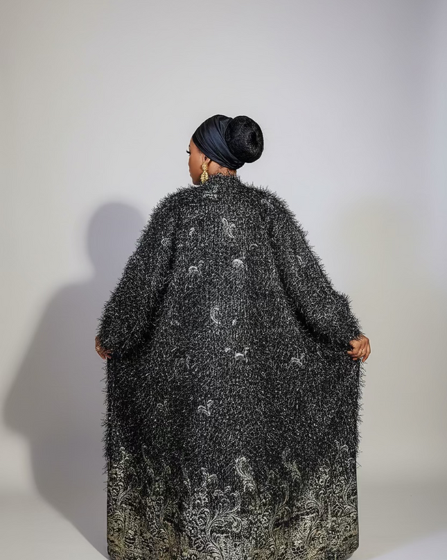 Ensemble khaleesy sous robe - Noir