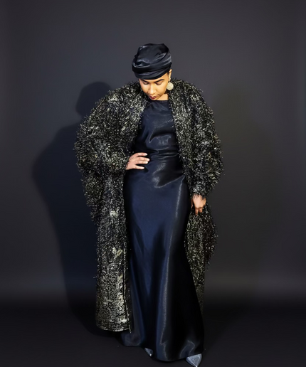 Ensemble khaleesy sous robe - Noir