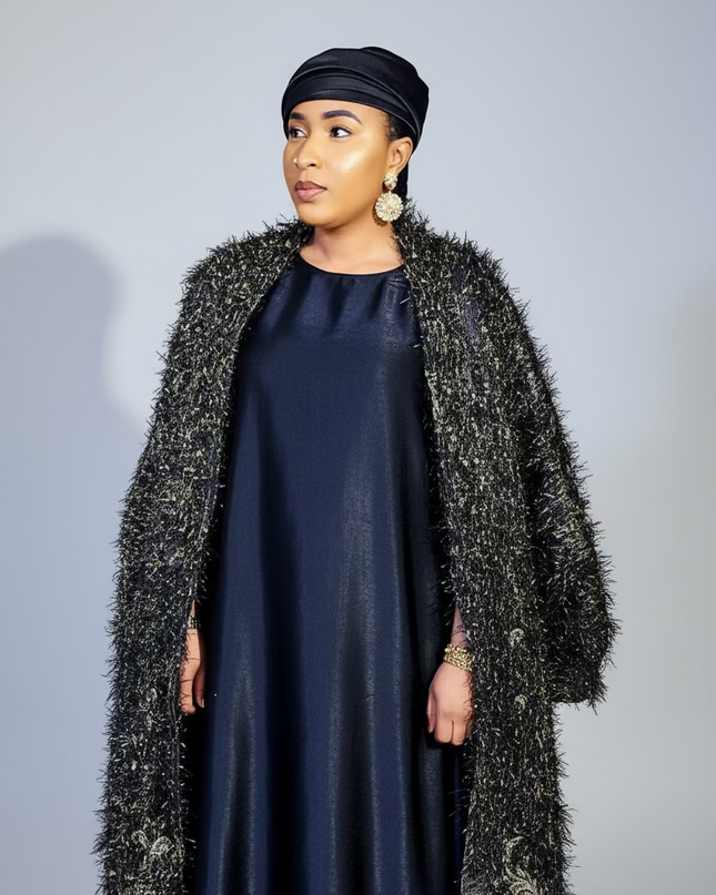 Ensemble khaleesy sous robe - Noir