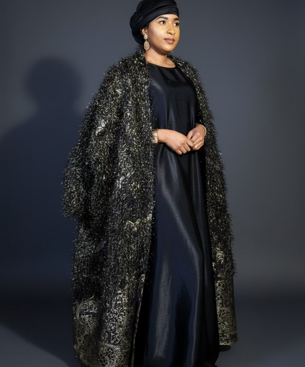 Ensemble khaleesy sous robe - Noir