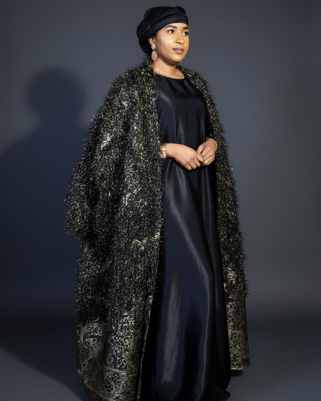 Ensemble khaleesy sous robe - Noir