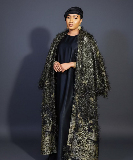 Ensemble khaleesy sous robe - Noir