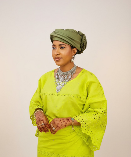 Ensemble nigérian iro & buba - Vert