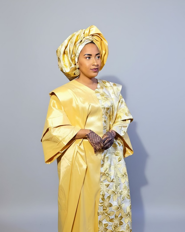 Tafetta arike au brocart - Gold