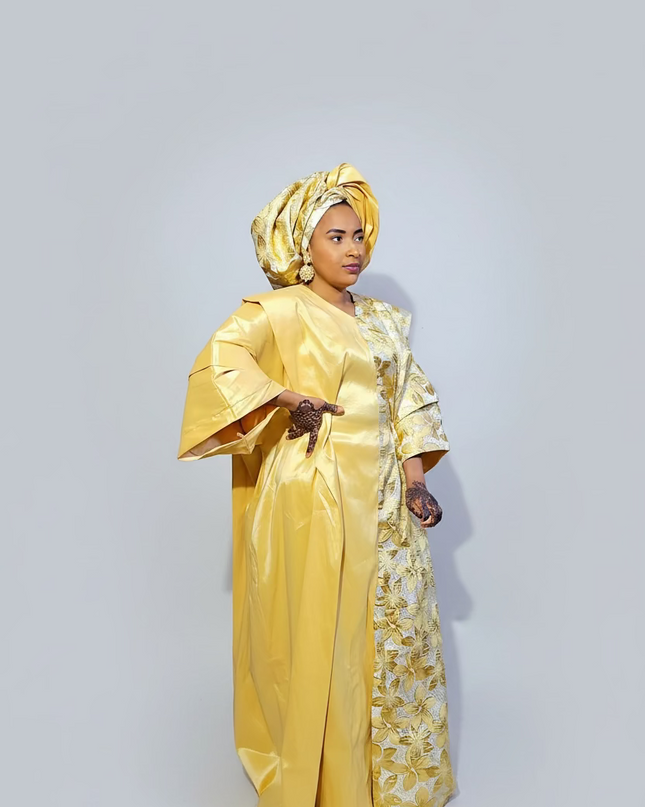 Tafetta arike au brocart - Gold