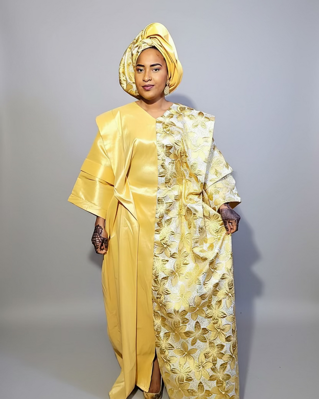 Tafetta arike au brocart - Gold