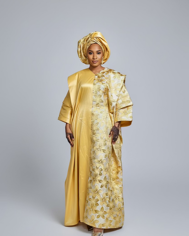 Tafetta arike au brocart - Gold