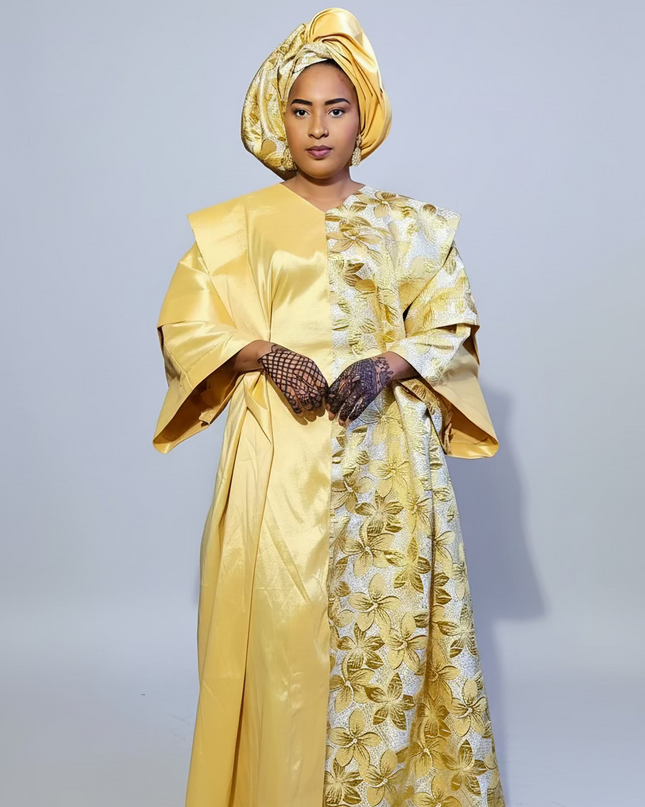 Tafetta arike au brocart - Gold